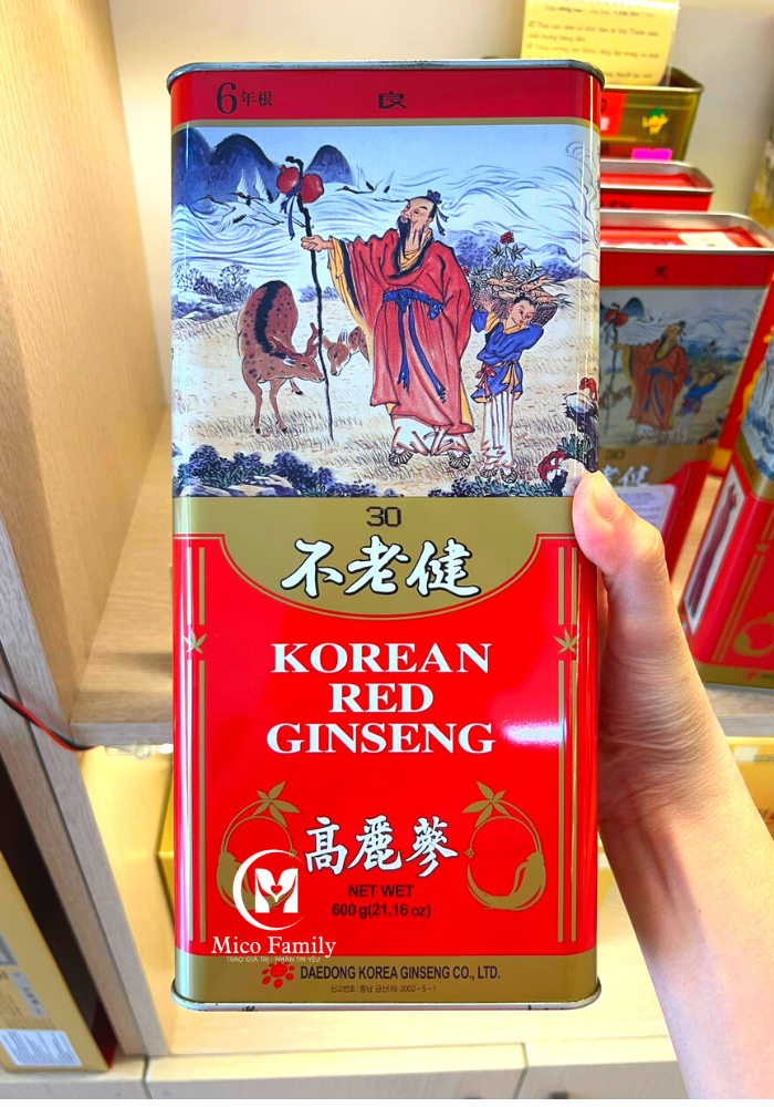 HỒNG SÂM CỦ KHÔ GOOD DAEDONG 600G SỐ 30 - 38 CỦ 1 7