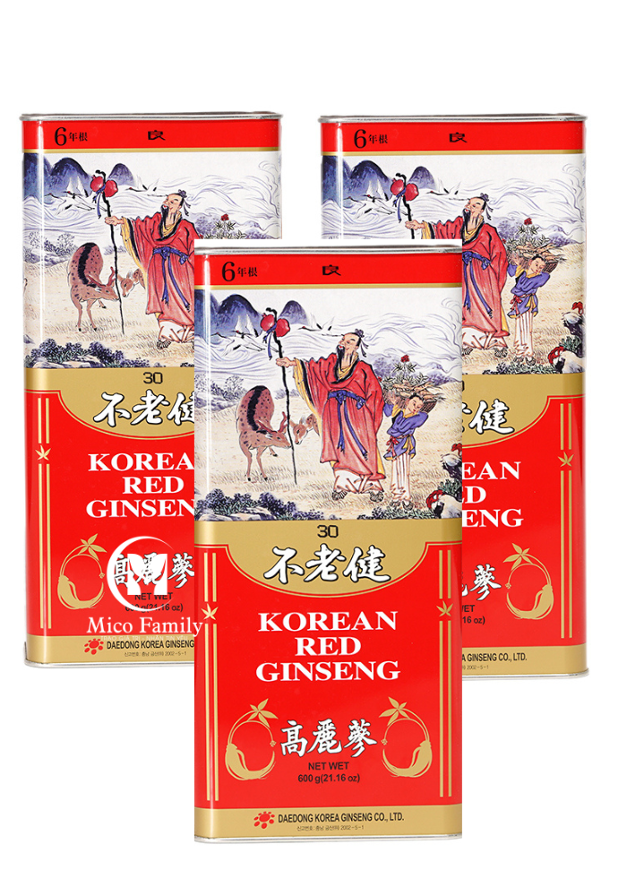 HỒNG SÂM CỦ KHÔ GOOD DAEDONG 600G SỐ 30 - 38 CỦ Hồng sâm củ khô Good Daedong 600gram (size 30 – 38 củ)